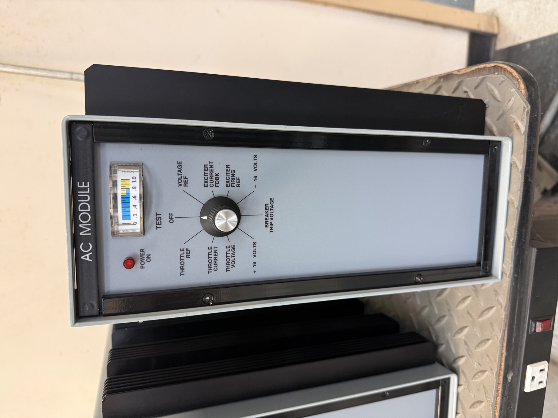Legacy AC module control panel