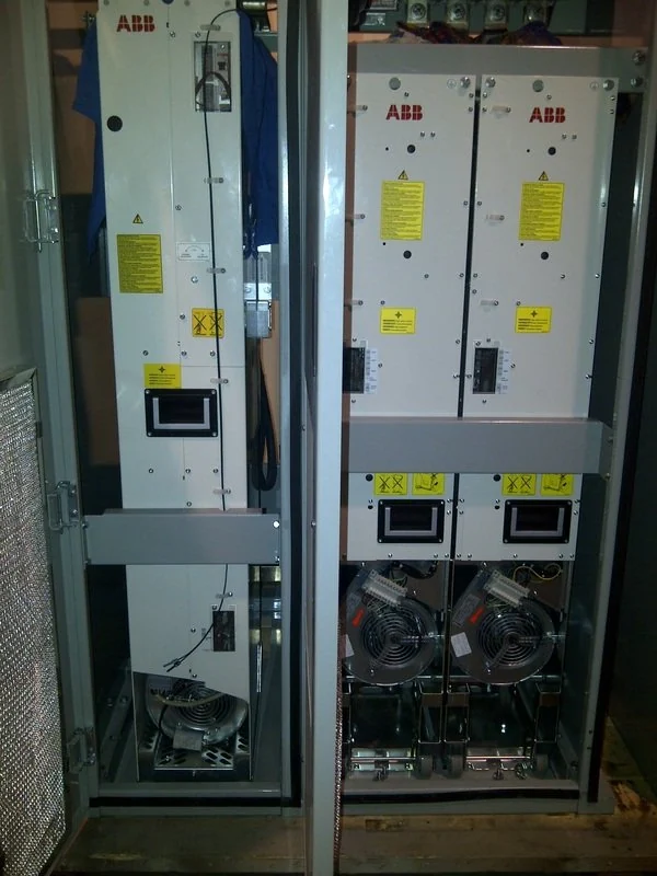 Switching equipment and disconnects inside an electrical panel in the ETSCO renewable energy gallery