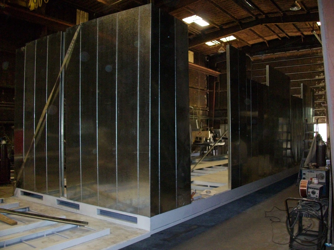 Fabricated sheet-metal stock and frame components