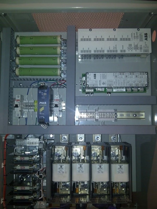Electrical control panel wiring